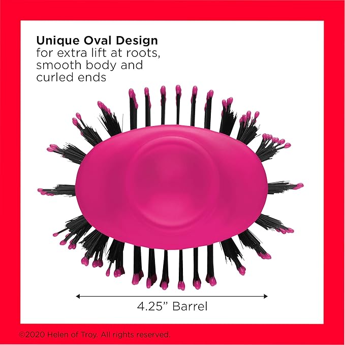 REVLON One-Step Volumizer Original 1.0 Hair Dryer and Hot Air Brush, Pink