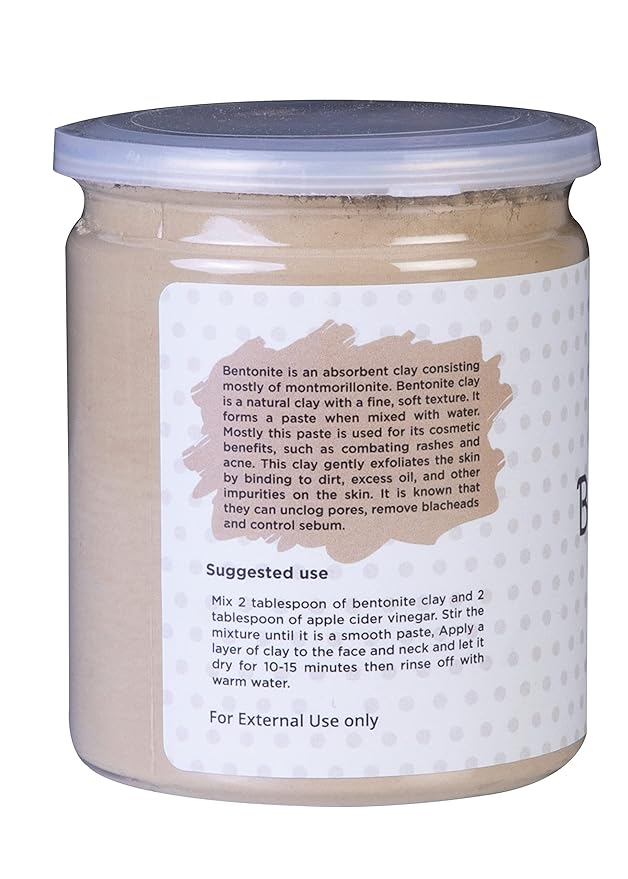 YOGI’S GIFT – Celebrating health Pure Natural Indian Healing Clay Powder 1 LB for facial mask Bentonite clay powder for skin Detox bath