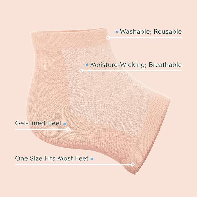 Bare August Foot Cream & Overnight Heel Socks Bundle