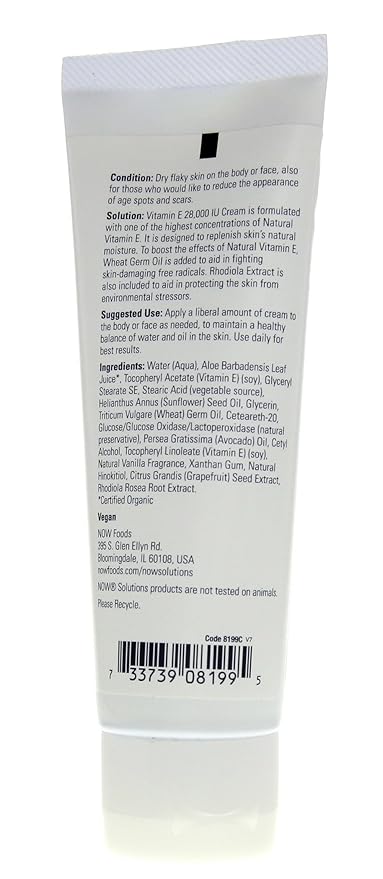 Vitamin E Cream 28,000 IU - 4 oz. (Two Pack)