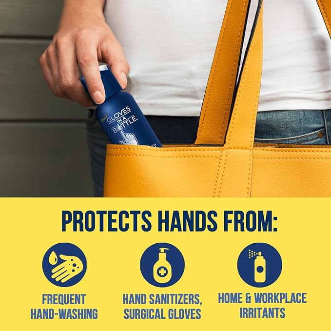 Gloves In A Bottle 6-Pack Shielding Lotion - Great for Dry Itchy Skin! Grease-less and Fragrance Free! (2oz-60ml)