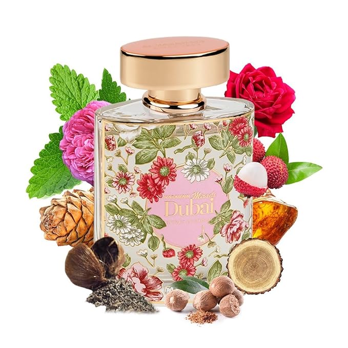 Al Haramain Miracle Dubai - Arabian Perfume for Women - Floral Woody Musk Fragrance - Long Lasting Arabic Scent - Extrait De Parfum - 3.33 oz EDP Spray
