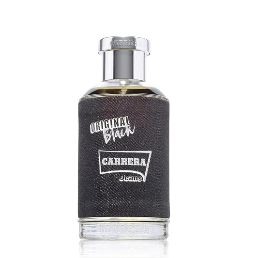 Carrera Jeans UOMO ORIGINAL BLACK Eau de Parfum for Men, 4.22 Fl Oz