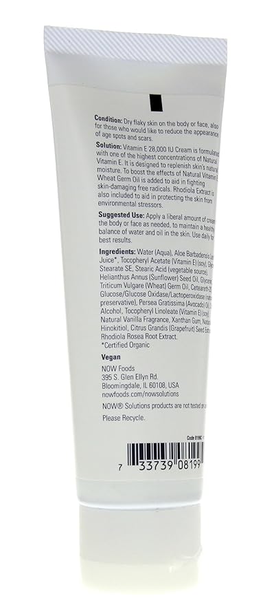 Vitamin E Cream 28,000 IU - 4 oz. (Two Pack)