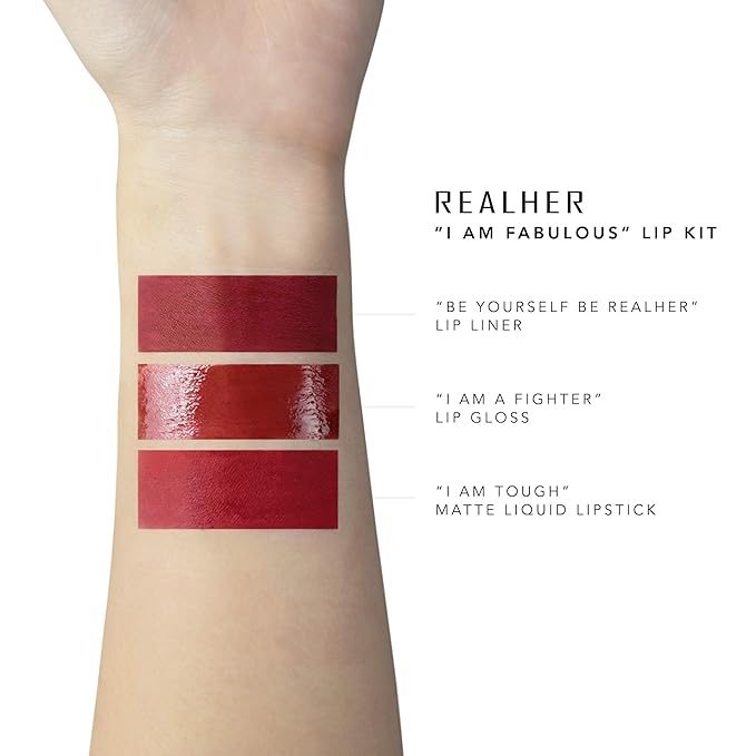 RealHer Lip Kit - I Am Fabulous (Deep Reds)