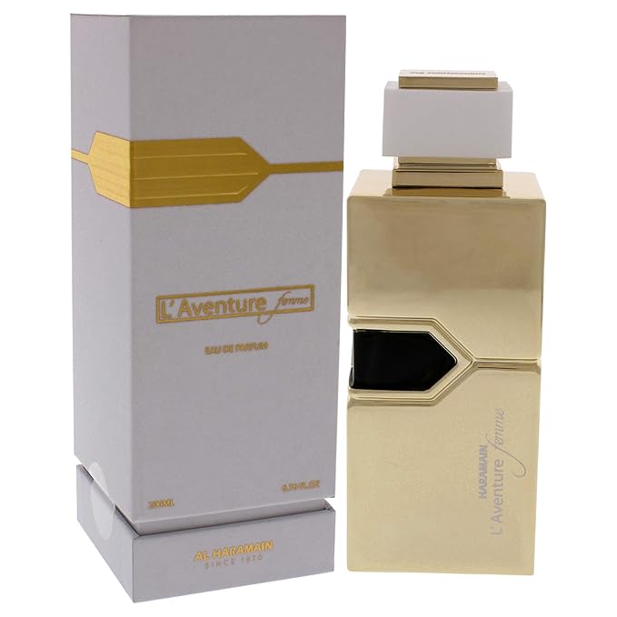 Al Haramain L'Aventure Femme - Arabian Perfume for Women - Long Lasting Perfume for Women - Floral Fragrances - Eau de Parfum for Women - 6.76 oz