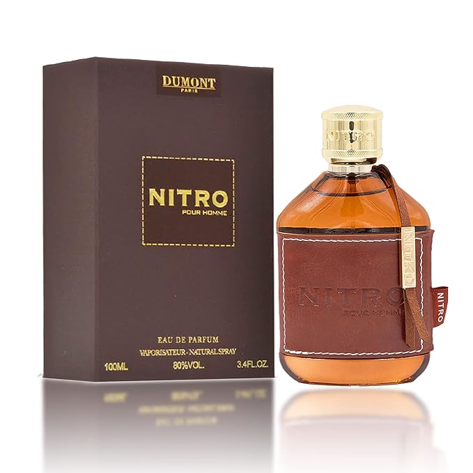NITRO POUR HOMME - 3.4 Eau De Parfum - Men’s Perfume with Fruity, Floral, Woody & Masculine Fragrance - Long Lasting Cologne Mist & Body Spray - for Him