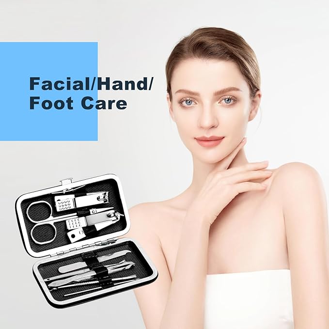 Manicure Set Bulk, Nail Clippers Kit Stainless Steel Fingernail Clippers Set, Sturdy Nail Tip Cutter Trimmers Professional Grooming Toenail Clippers Personal Pedicure Kits Gift (BB-24)
