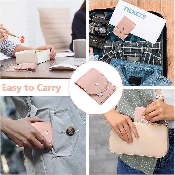 Lasnten 100 Bulk Nail Clipper Set Bulk Manicure Kit Stainless Steel Pedicure Professional Nail Care Kit with Travel Case Portable Grooming for Husband Men Women Family(Pink,4 in 1)