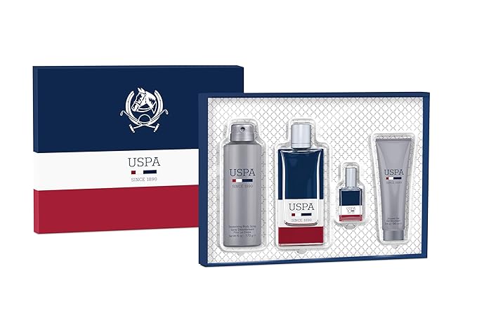 US Polo Association USPA for Men - 4-Piece Gift Set