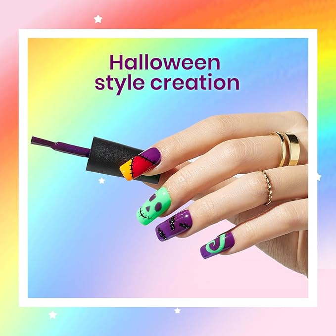 Beetles Summer Gel Polish Set, 20 Colors Neon Gel Polish Glitter Pink Red Green Blue Nail Polish Bright Rainbow Collection Sparkle Gel Base Glossy & Matte Top Coat UV Gel Gift for Women & Girls