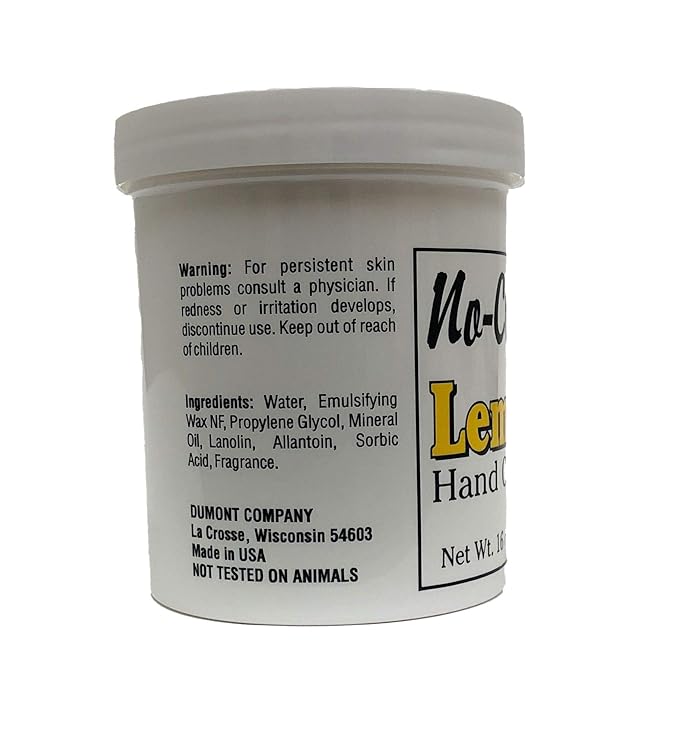 Liphontcta No-Crack Lemon Hand Cream, 16 ounce Jar