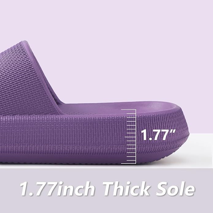 Menore Slippers for Women and Men Quick Drying, Parent-Child EVA Open Toe Soft Slippers, Non-Slip Soft Shower Spa Bath Pool Gym Beach House Sandals for Indoor & Outdoor