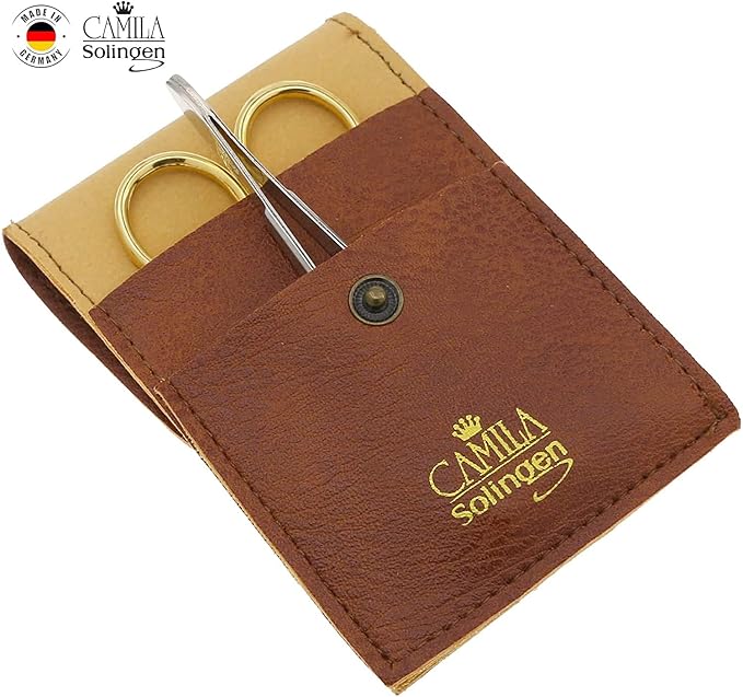 CSK1 Nail Scissors and Tweezer Kit, Perfect Pedicure Manicure Set for Men and Women, Ideal Pedicure Tools and Skin Tag Remover Tools - Kit contains Sharp Scissors and Grooming Tweezers