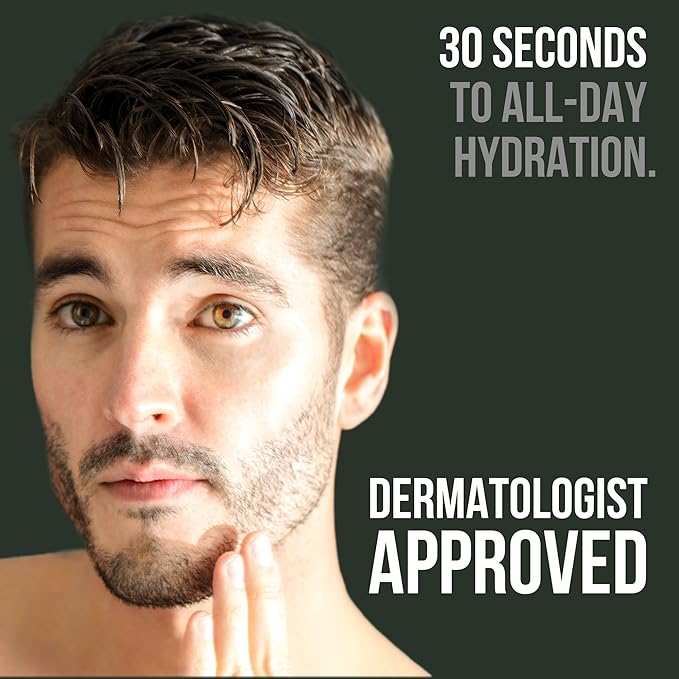 RUGGED & DAPPER - Mens Face Cream with Hyaluronic Acid - Ultra-Hydrating Mens Anti Aging Face Cream- 24 Hour Protection - 4 Month Supply - USA Made