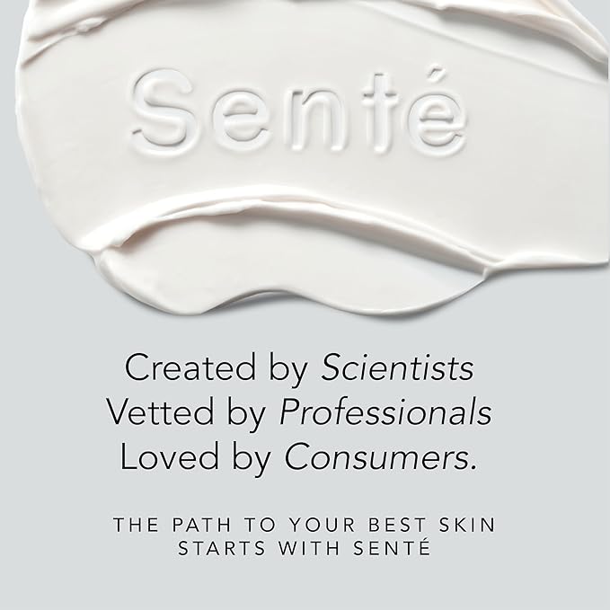 Senté Daily Soothing Facial Cleanser For Dry and Sensitive Skin | Gently Removes Oil, Impurities & Makeup | Formulated with Vitamin E | 5.5 Fl Oz