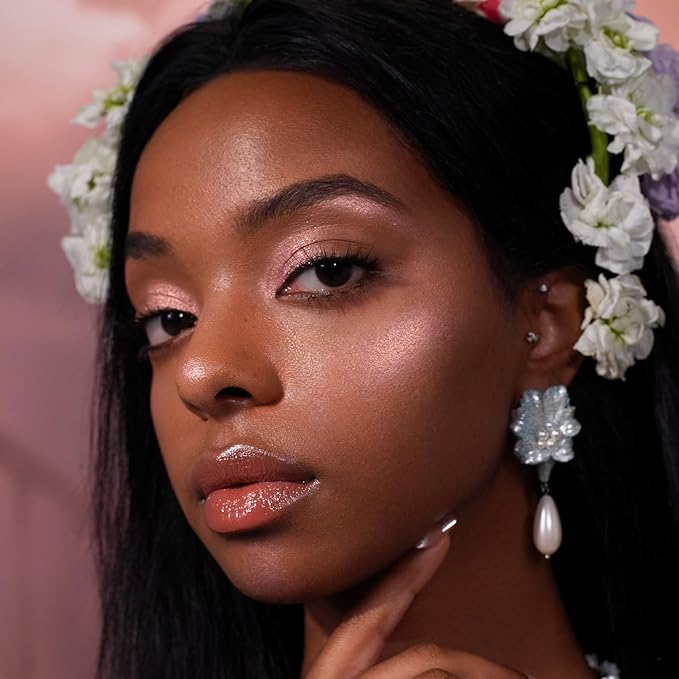 Flower Knows Midsummer Fairytales Liquid Highlighter,Shimmering Face & Body Illuminator,Glow Finish,Blendable & Long-lasting Radiance for Women & Girls(02 Sunset Forest)