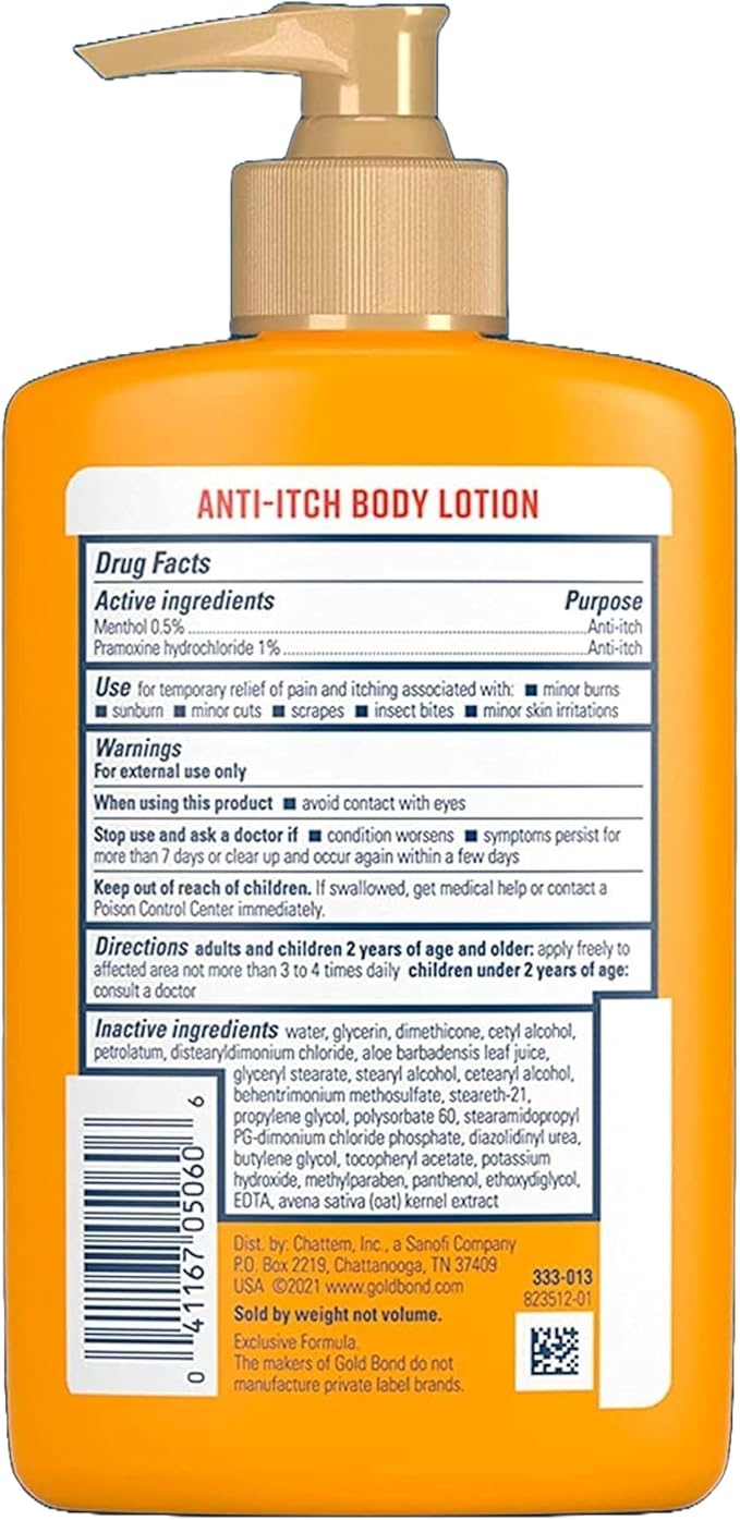 Gold Bond Anti Itch Lotion 5.5oz, Bottles (Pack of 2)