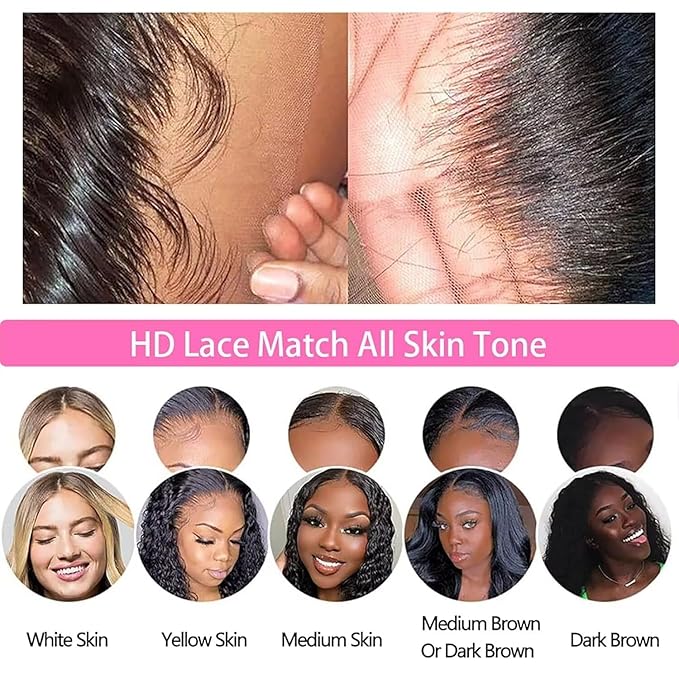 10A Straight Bundles with Frontal 18 20 22 with 16 Inch Human Hair Bundles with Closure 100% Unprocessed Brazilian Virgin Human Hair Weave 3 Bundles with Frontal HD Lace