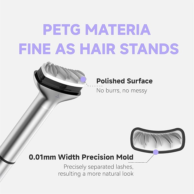 Unicos 2-IN-1 Lower Lash Stamp, Bottem Lash Stamp with Ultra-Fine Eyeliner Pen, Natural Eyelash Stamp, Easy to Use, Long-Lasting, Waterproof, Smudge-Proof, Gifts for Her