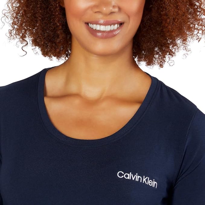 Calvin Klein Womens 2 Piece Fleece Pajama Set