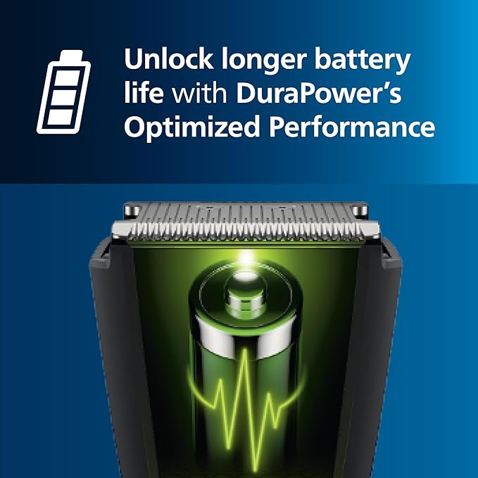 Philips Norelco Hair Clipper 3000 Series, Hair and Beard Trimmer, Trim-and-Flow Technology, DualCut Technology, DuraPower, 13 Length Settings, 45 Min. Runtime, Zero Maintenance, HC3525/40