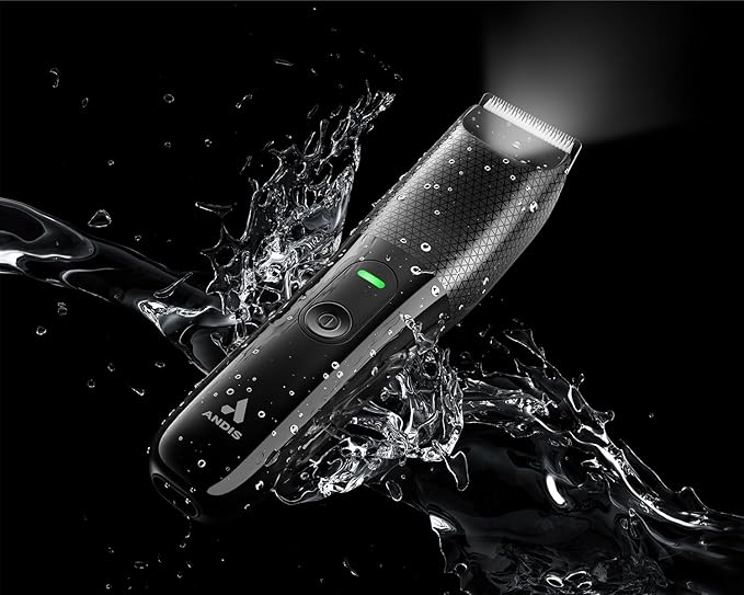 Andis Explorer Groin and Body Hair Trimmer for Men, Bikini Lines for Women, Electric Razor, Wet/Dry Body Shaver, Pubic Trimmer, Manscape, Waterproof, Cordless, Black, 561088