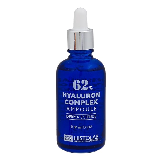 62% Hyaluron Complex Korean Beauty Serum – Deep Hydration & Anti-Aging Ampoule for Dry Skin – Reduces Wrinkles & Boosts Elasticity with Snail Filtrate & Rose Water