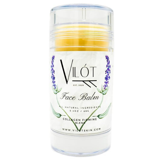 Vilót Skin Face Balm for Skin Barrier Repair, Dewy Collagen Moisturizer, Fine lines & balanced skin tone - 2.4 oz