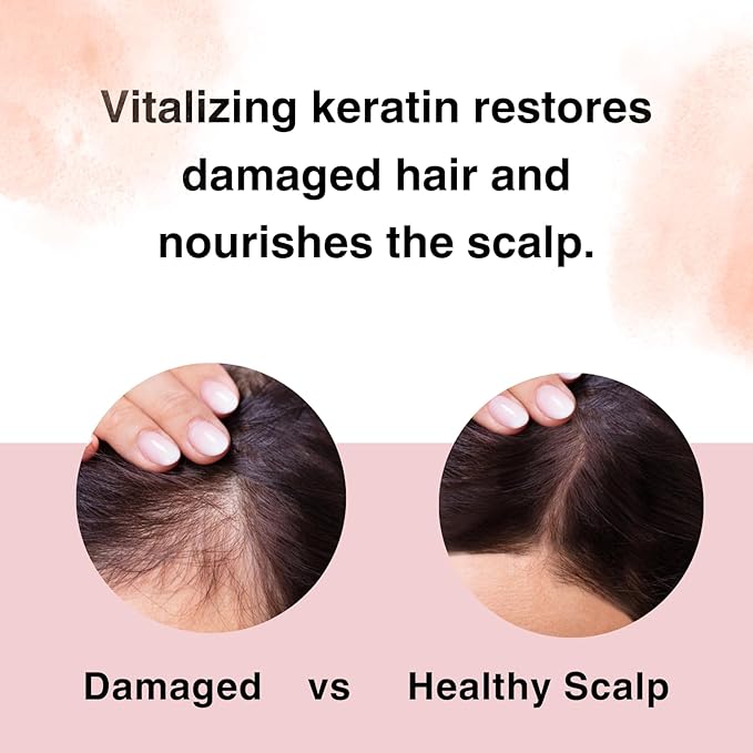 Moist Diane Keratin Shampoo and Conditioner Set for Damaged & Fine Hair Women & Men, Organic Hair Care with Argan Oil & Pure Keratin from Japan, Sulfate & Silicone Free, EXTRA VITAL, 30.4 Fl Oz