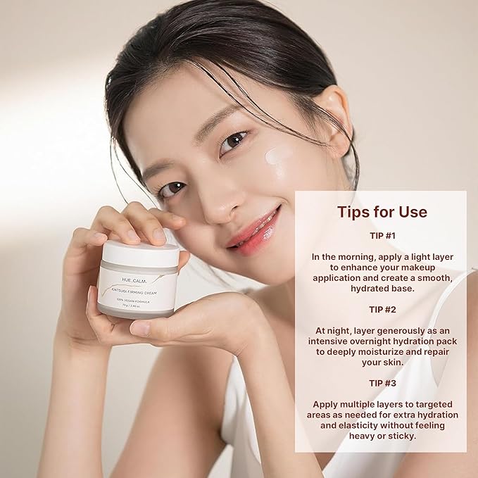 Kintsugi Firming Cream – Vegan Korean Skincare for Hydration, Wrinkle Care, and Firming | Peptides, Centella & Hyaluronic Acid for Radiant Skin