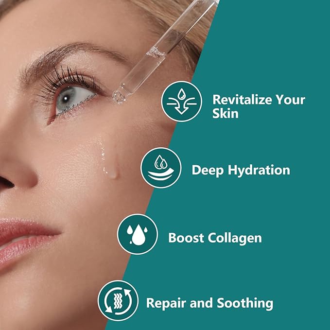 3 Pack 2% Hyaluronic Acid Serum with Advanced Peptide Complex for Optimal Hydration & Skin Balance (1fl.oz/30ml Each)