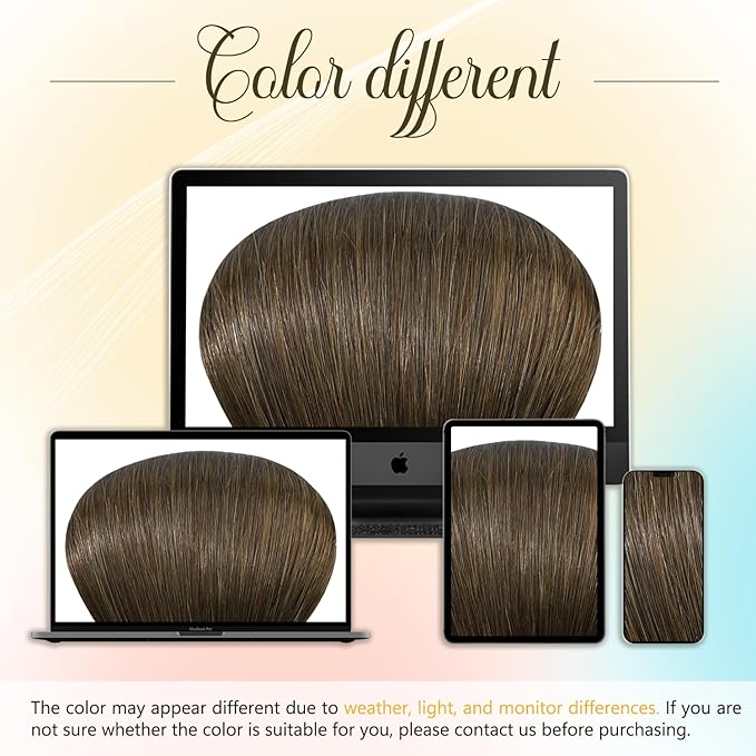 Brown Clip in Hair Extensions Real Human Hair Natural Silky Straight Remy Human Hair for Women 15 Inch 75g Medium Brown Hair Extensions Clip ins