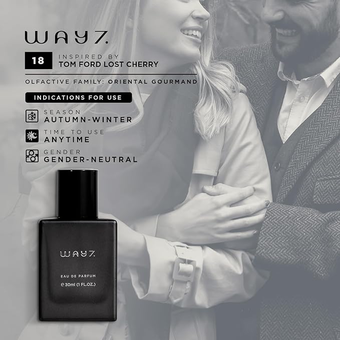 Eau De Parfum Inspired by TF's Lost Cherry, Concentrated Fragrance, Long-Lasting Perfume For Women & Men- Replica Cologne, Paraben Free, Vegan Perfume Spray (30 ml | 1 fl. oz)