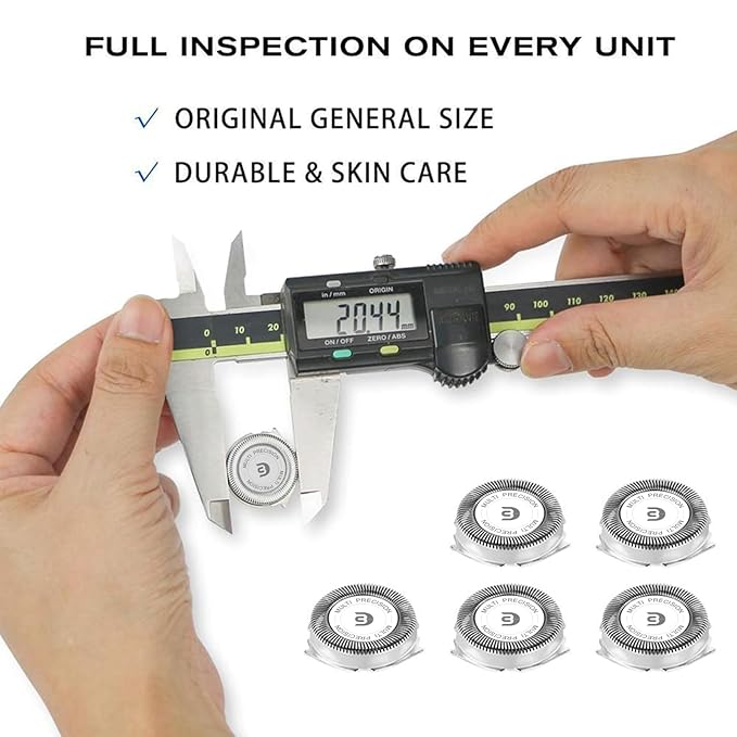 SH30 Replacement Heads for Philips Norelco Electric Shaver Series 1000, 2000, 3000 and S738 with Durable Sharp Blade, 9-pc Pack