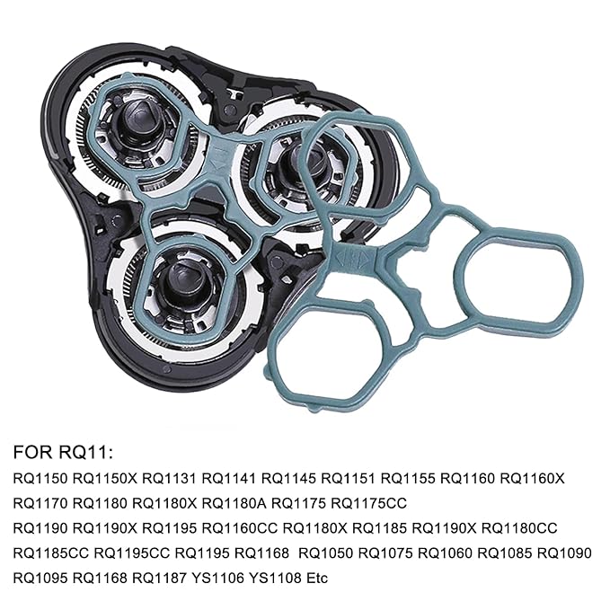RQ11 Replacement Head Compatible with Philips Norelco Sensotouch 2D Electric Shaver for Norelco RQ11 Replacement Heads 1150x, 1160x, 1170x 1180x,New Upgraded Shaving Unit