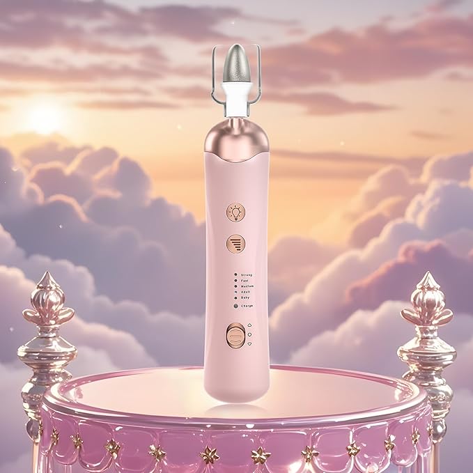 Electric Nail Filer Drill for Nails Professional：Portable Electric Nail Drill Set,Cordless Nail File Sander for Acrylic Nail Files and buffers with Nail Dril Bits Sanding Bands ,Pink