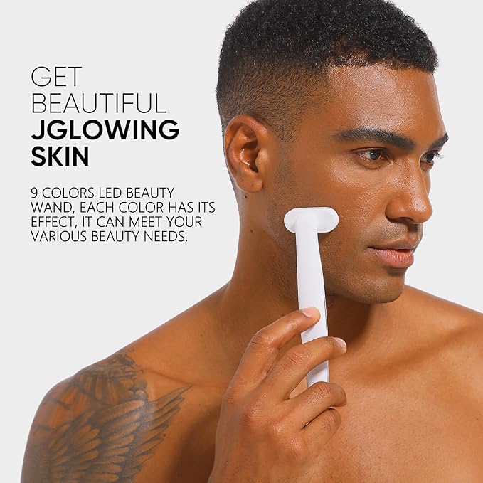 SMOOTHGLOW 2.0 PRO Awakening-4D 9-in-1 Red Light Therapy for Face, Home Radiant Renewal Facial Wand, LED Light Therapy Wand for Face Lift, Firm, Anti-Aging Wrinkle, Rejuvenation, Gift Set for Women