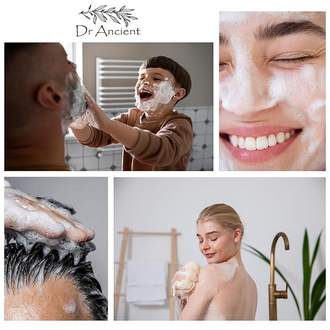 Clay Soap Bar Organic Natural Vegan Traditional Handmade Antique - Mineral Peeling, Exfoliating, Pore Minimizer, Treats Acne & Oily Skin - No Chemicals, Pure Natural Soaps!