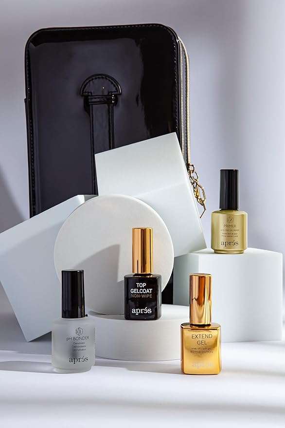 Apres Nail GEL-X Kit Professional Starter Kit |Premium Quality | 10 Sizes 0-9 | No Size 00 Included | 2022 Version (Sculpted Coffin Long)