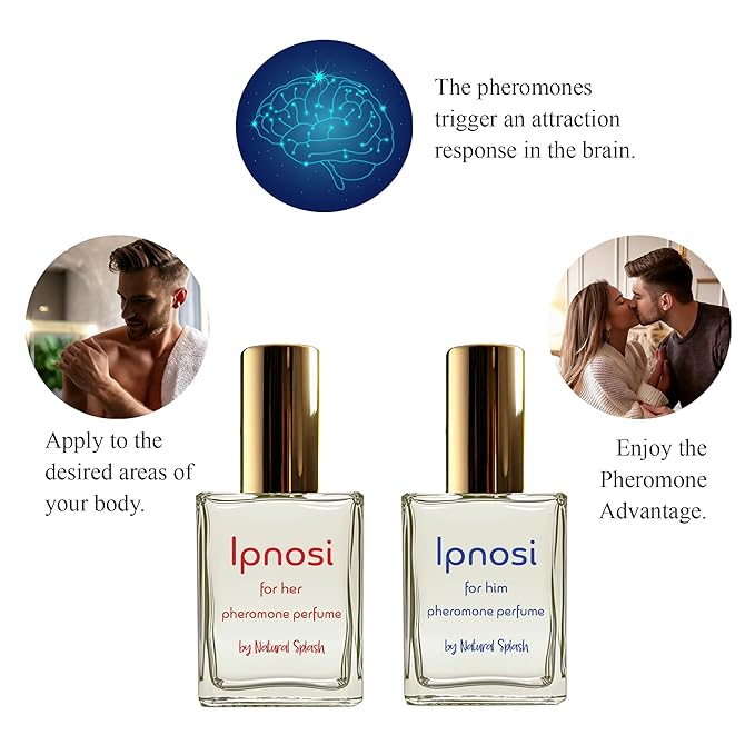 Ipnosi - Pheromone Infused Perfume For Him – Long-Lasting Fragrance – Essential Oil - By Natural Splash - (Ipnosi Men).