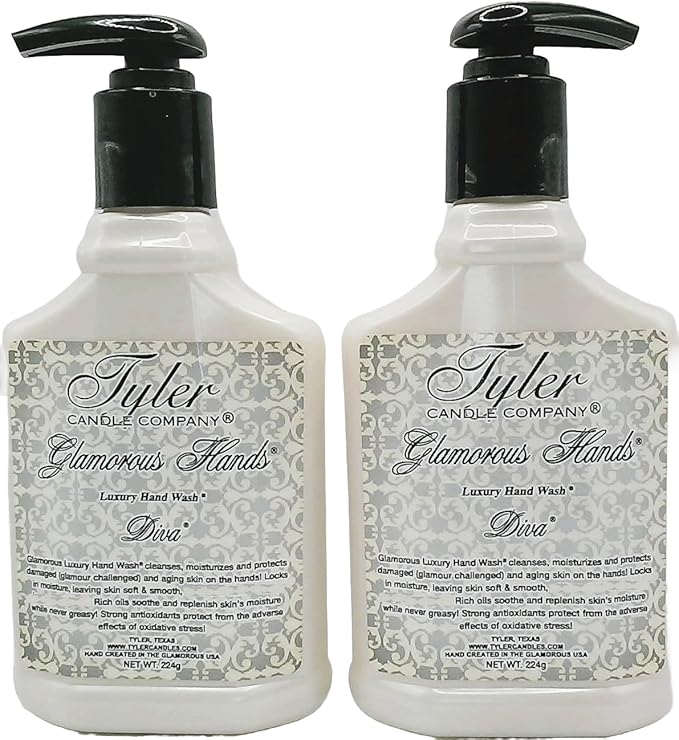Tyler Glamorous Hands Diva Luxury Hand Wash 8 Ounce (pack of 2)