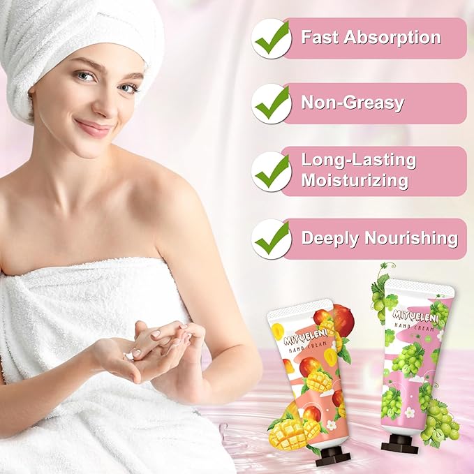 100 Pack Hand Cream Gifts Set, Hand Lotion Travel Size, Teacher Appreciation Gifts, Mothers Day Gifts, Mini Lotion Bulk, Thank You Gifts, Mini Hand Cream Gifts for Women Corworkers Nurse Birthday