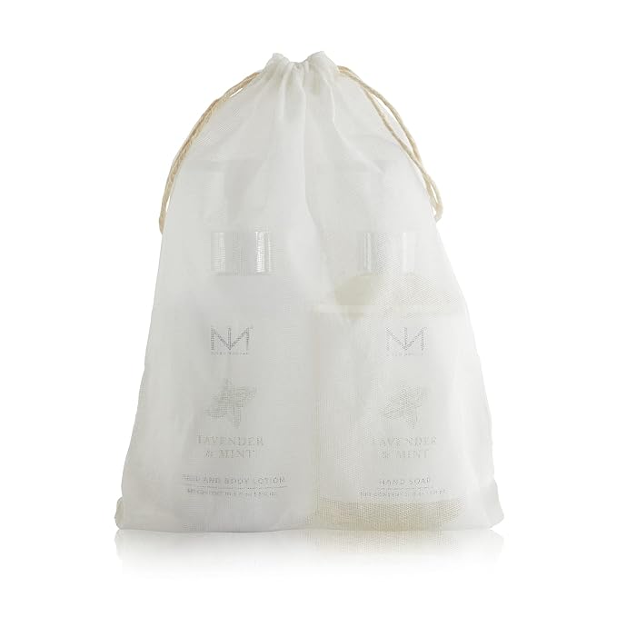 Niven Morgan Lavender & Mint Hand Soap and Lotion Set