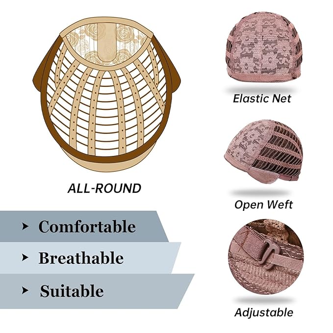 BERON Rose Ombre Blue Wigs Long Wavy Wig for Women Girls Hot Pink Blue Heat Resistant Synthetic Hair Wigs for Cosplay Party Daily or Use