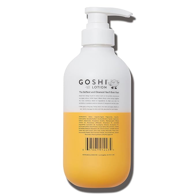 GOSHI Super Vitamin Body Lotion 16 oz - pH-Balanced Moisturizing Body Lotion for Men and Women - For All Skin Types