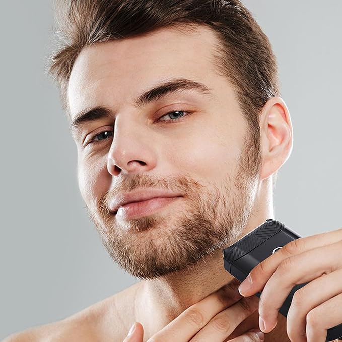 2 Pack Shaver Replacement Blade compatible with MANSCAPED The Handyman Compact Face Shave,Shaver Foil Blades for Portable Men’s Travel Facial Hair Groomer, Waterproof Compact Face Shaver