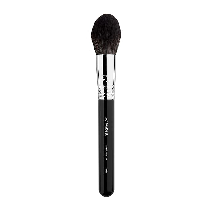 Sigma Beauty F29 HD Bronzer Brush – Tapered Makeup Brush with Ultra-Soft Synthetic Fibers for Flawless Application, Perfect for Bronzer, Setting Powder & All-Over Powder