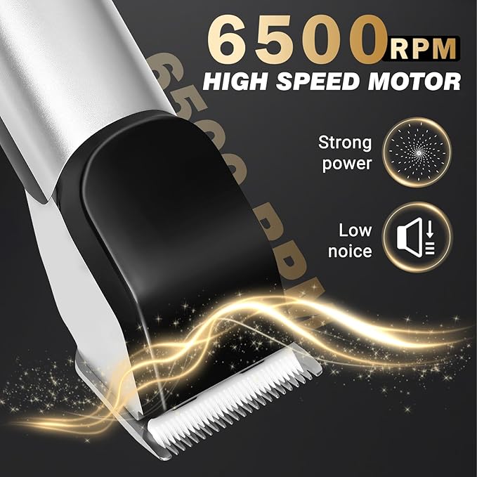 Hair Clippers for Men, Professional Clippers and Trimmers Set for Hair Cutting Kit with Led Display, Mens Cordless Hair Clippers for Barbers Haircut Kit,Rechargeable Electric Shaver.