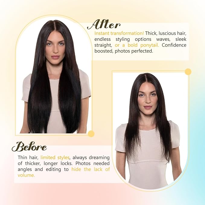 Dark Brown Clip in Hair Extensions Real Human Hair Straight Remy Hair Extensions for Women 12 Inch 75g Clip in Brown Hair Extension Human Hair